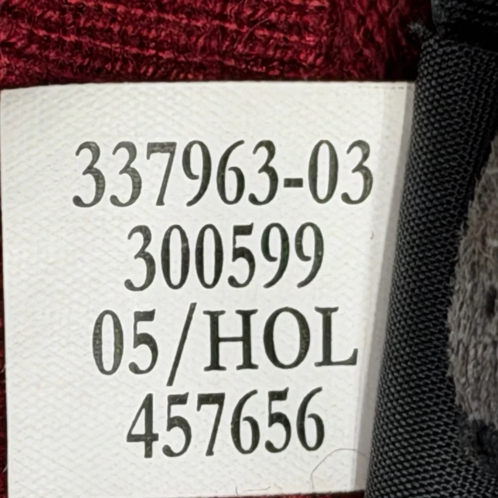 Banana‎ Republic 337963-03 Mens Large 300599 Red Silk Cashmere Crew Neck Sweater